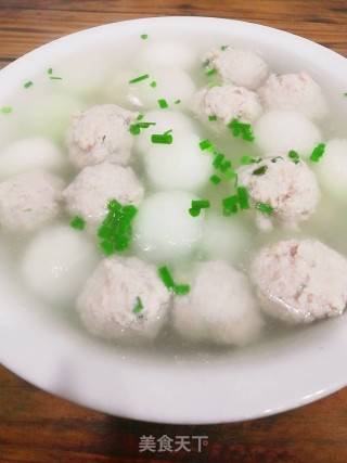 冬瓜肉丸汤的做法