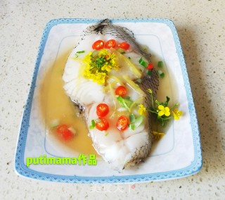 宴客菜肴一一清蒸鳕鱼