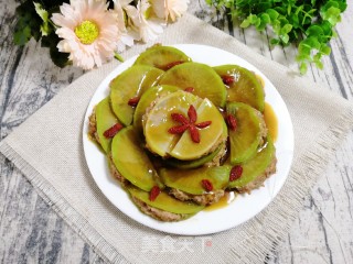 萝卜酿肉的做法