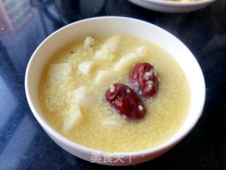 山药红枣小米粥的做法