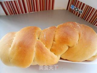 单根编花面包的做法