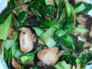 香菇青菜的做法
