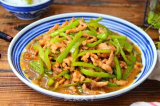 青椒肉丝的做法