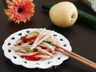 拌果蔬三丝的做法