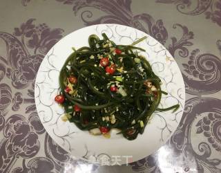 酸酸辣辣海带丝的做法