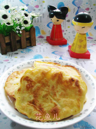 菠萝鸡蛋饼的做法