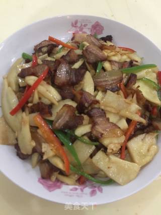 冬笋炒腊肉的做法