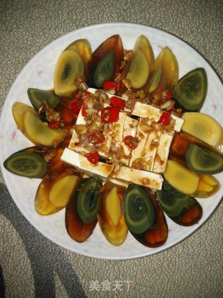 浇汁豆腐变蛋的做法