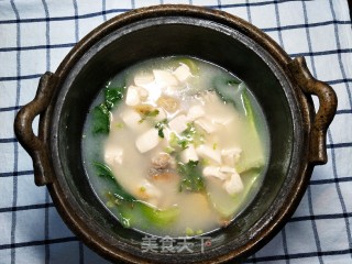 鱼鳍豆腐汤的做法