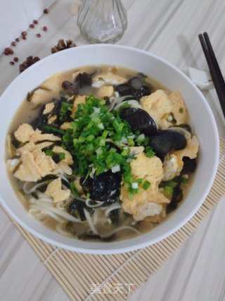 紫菜蛋汤面的做法