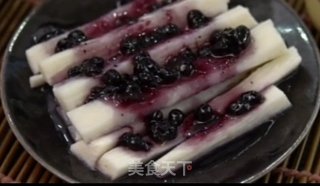 蓝莓山药的做法