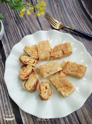 胡萝卜厚蛋烧的做法