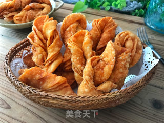 饺子皮版排叉的做法