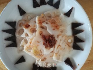 玫瑰莲藕的做法