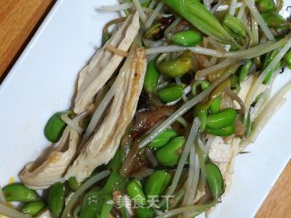 腐竹炒黑豆芽的做法