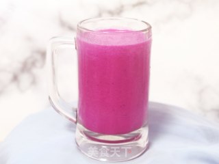 火龙果豆浆奶昔
