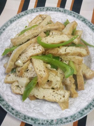 炒炸豆腐的做法