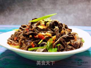 香辣麻酱毛肚的做法