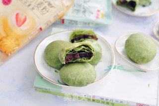 抹茶红豆酥的做法