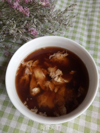 姜汁红糖鸡蛋汤的做法