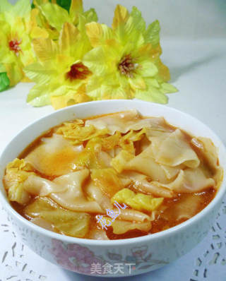 圆白菜片儿汤的做法