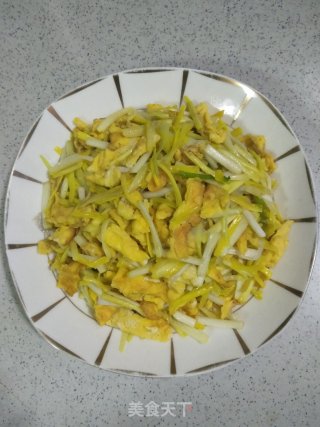 韭黄炒鸡蛋的做法