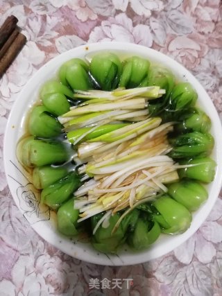 油淋小油菜的做法