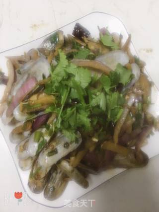炒蛏子的做法
