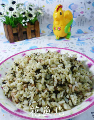 橄榄菜肉末炒饭