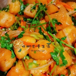 凉拌豆腐泡的做法