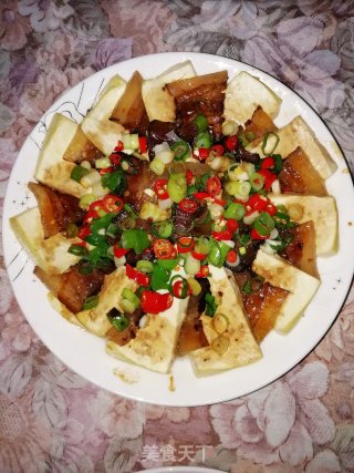 腊肉蒸豆腐的做法