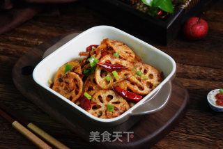 回锅藕片的做法