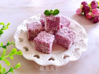 奶香紫薯小方的做法