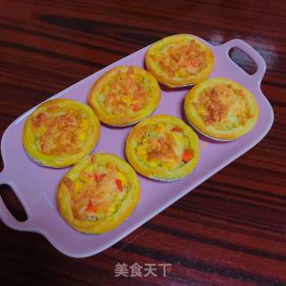 蛋挞皮焗饭的做法