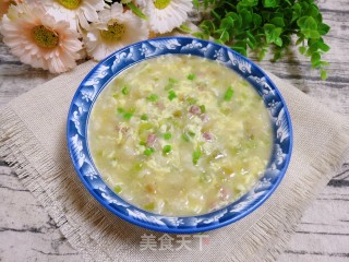 榨菜火腿芹菜疙瘩汤的做法