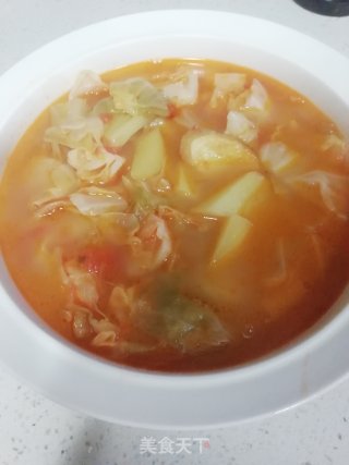 西红柿菜汤的做法