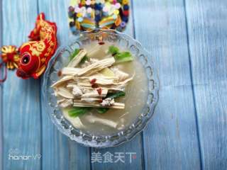 青菜肉末粉丝汤的做法