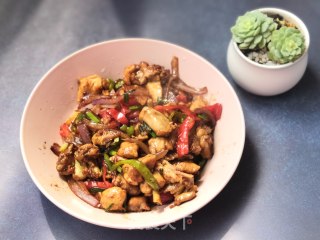红椒炒鸡块的做法