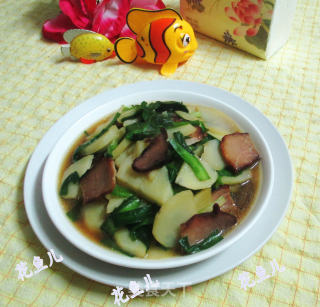 韭菜酱肉炒土豆的做法