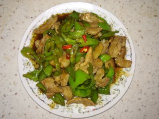辣椒炒肉的做法