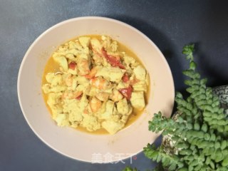 鲜虾豆腐的做法