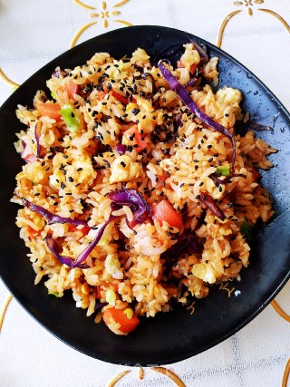 酱油炒饭的做法