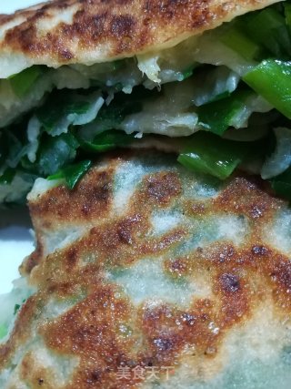 韭菜虾皮馅饼的做法