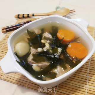 胡萝卜海带汤的做法