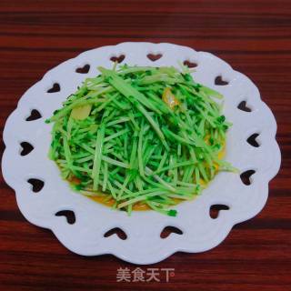 清炒豌豆苗的做法