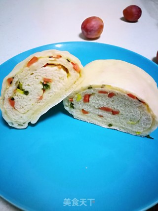 葱花火腿卷的做法