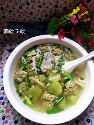 豆泥肉丸汤的做法