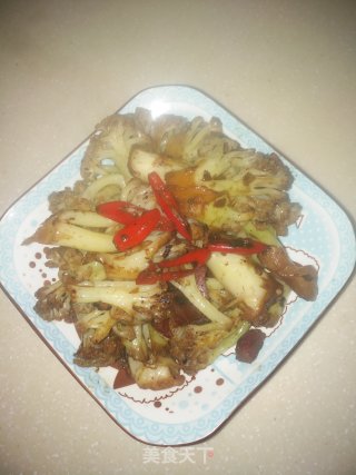 干煸菜花的做法