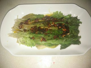 黄豆酱拌生菜的做法