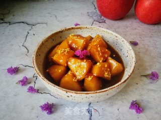 桂花苹果的做法